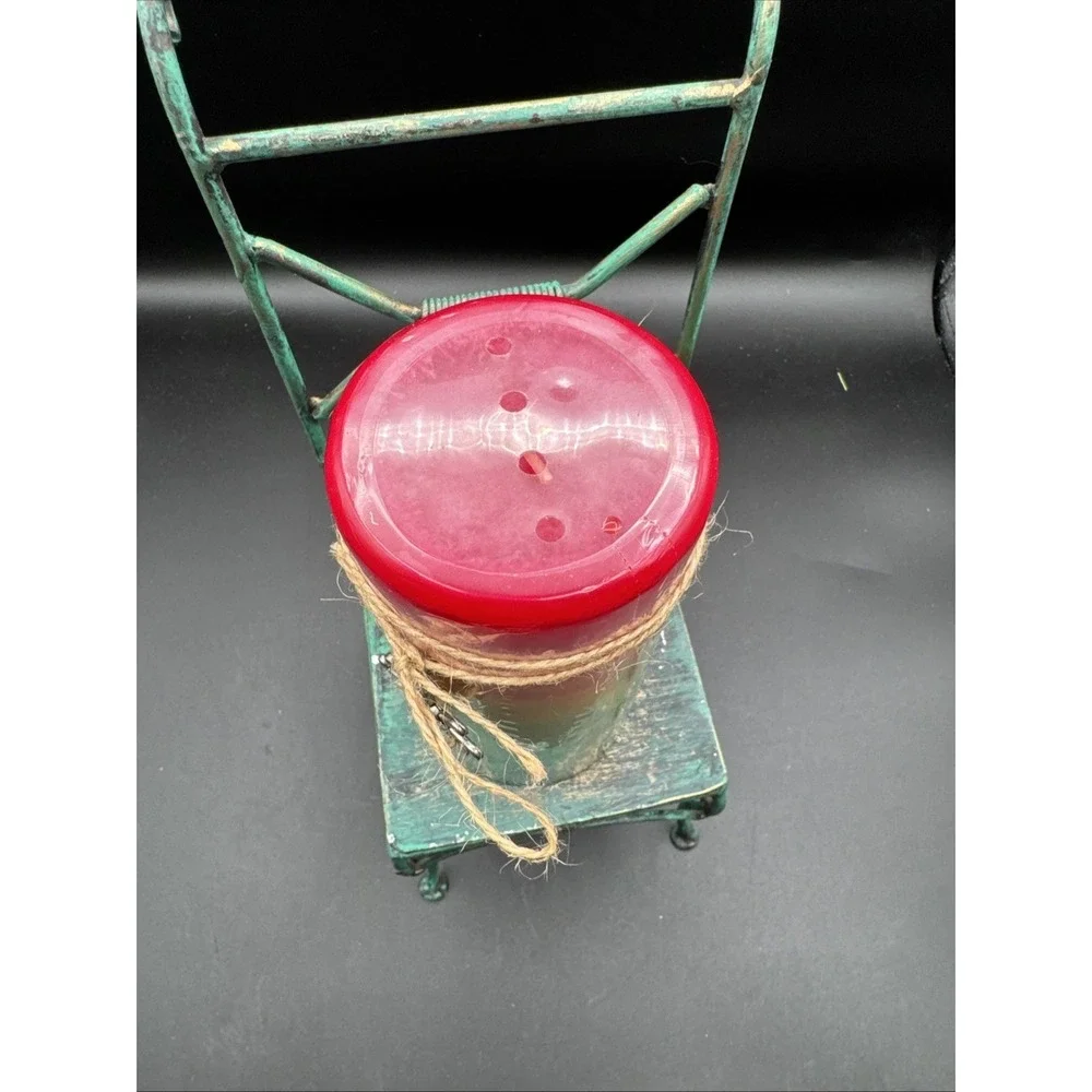 VTG Pier 1 Sunset Citronella Scented Candle With Charm. NEW. Cottage Rainbow